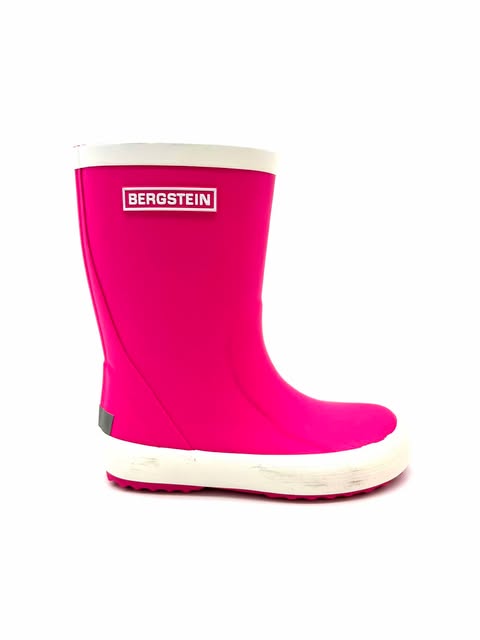 BERGSTEIN  botte caoutchouc  fuxia
